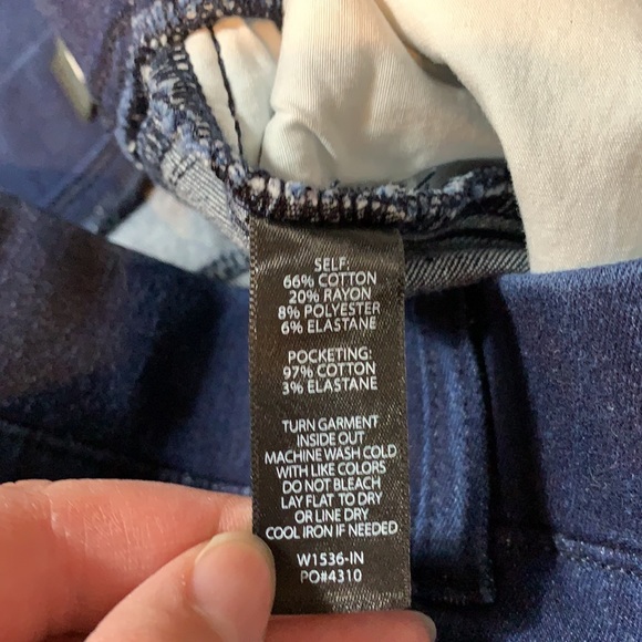 Betabrand Yoga Denim in Dark Indigo Straight Leg Style - Picture 7 of 8